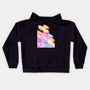 Neon Clouds Kids Hoodie